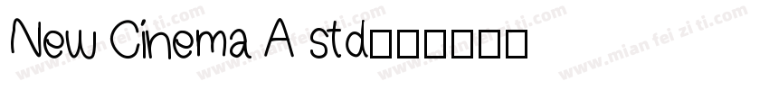 New Cinema A std字体转换